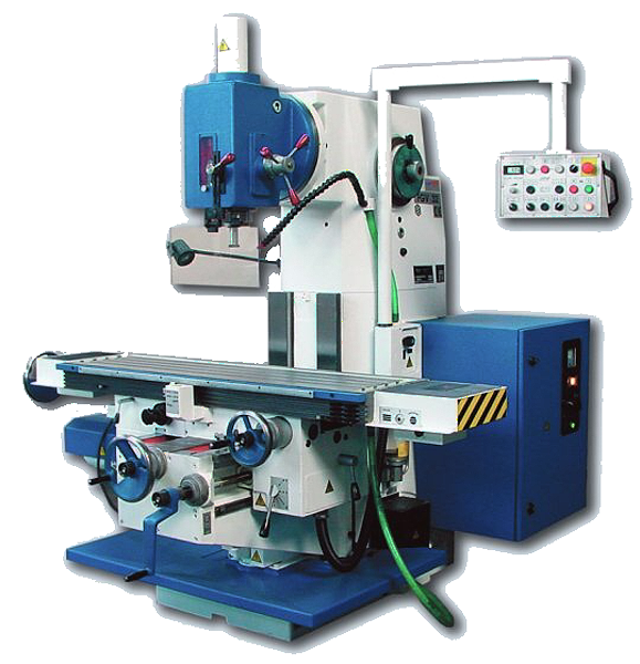 Vertical console milling machine